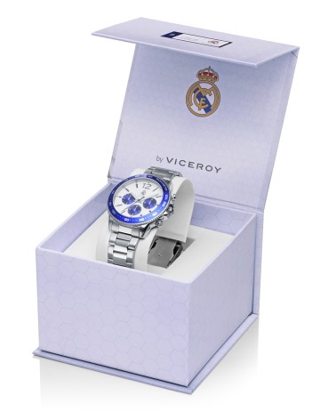 RELOJ DE HOMBRE ACERO COLECCIÓN OFICIAL REAL MADRID