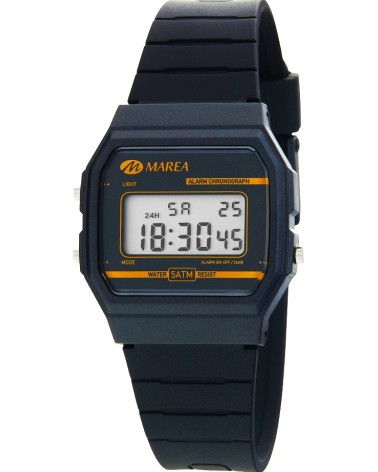 RELOJ UNISEX DIGITAL NEGRO CORREA CAUCHO