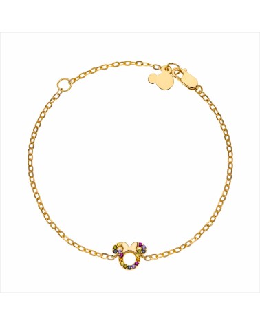 PULSERA ORO 9 KLTS MODELO OFICIAL DISNEY MINNIE MOUSE