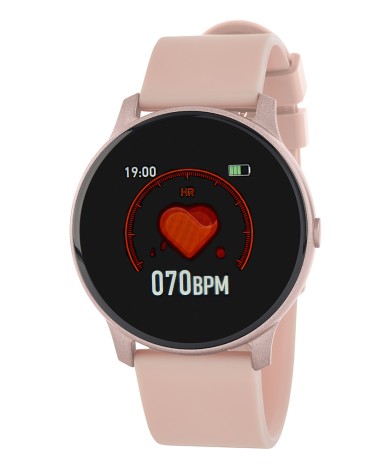 RELOJ PULSERA DE ACTIVIDAD DIGITAL CORREA CAUCHO ROSA
