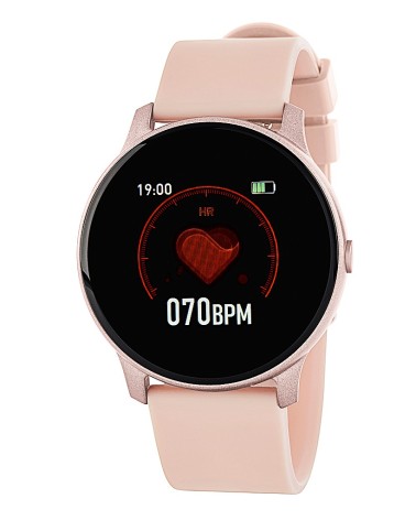 RELOJ PULSERA DE ACTIVIDAD DIGITAL CORREA CAUCHO ROSA