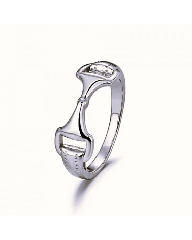 ANILLO PLATA 1ª LEY RODIADO MODELO ESTRIBO