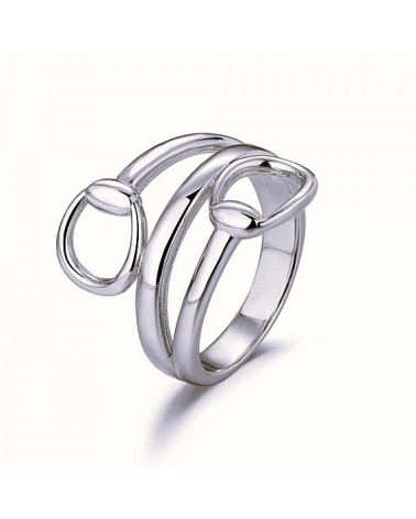ANILLO PLATA 1ª LEY TRIPLE ARO MODELO ESTRIBO