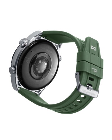 RELOJ DE HOMBRE ACTIVIDAD INTILIGENTE CORREA CAUCHO VERDE