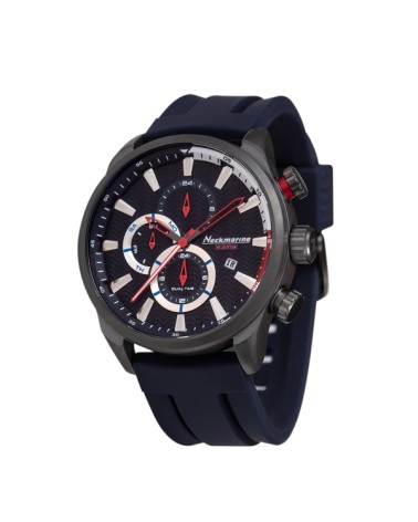 RELOJ DE HOMBRE MULTIFUNCIÓN CORREA CAUCHO AZUL