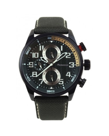 RELOJ DE HOMBRE MULTIFUNCIÓN CORREA NYLON VERDE