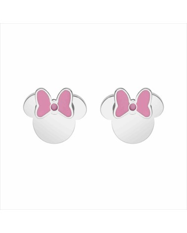 PENDIENTE COLECCIÓN OFICIAL DISNEY ACERO MINNIE MOUSE