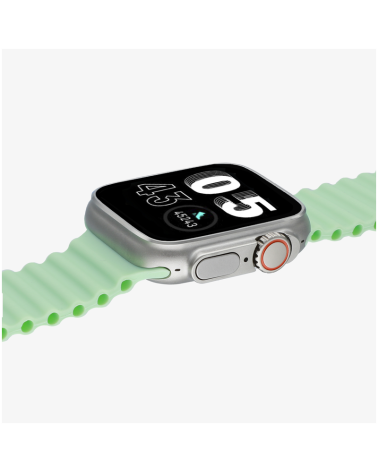 RELOJ DE ACTIVIDAD INTELIGENTE DIGITAL MODELO MUJER Y HOMBRE CORREA CAUCHO VERDE