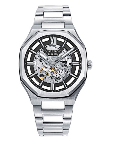 RELOJ DE HOMBRE AUTOMÁTICO CAJA Y BRAZALETE ACERO.