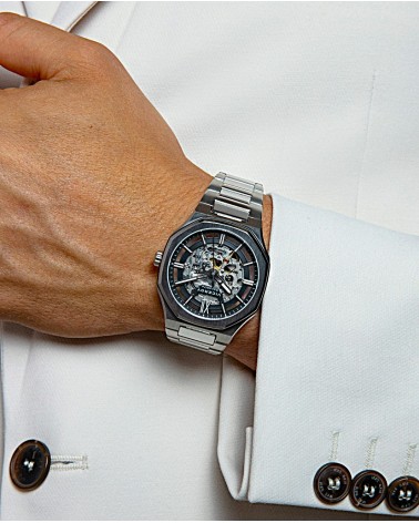 RELOJ DE HOMBRE AUTOMÁTICO CAJA Y BRAZALETE ACERO.