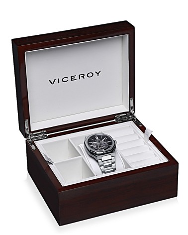 RELOJ DE HOMBRE AUTOMÁTICO CAJA Y BRAZALETE ACERO.