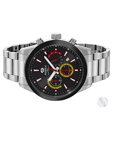 RELOJ DE HOMBRE ACERO CRONÓGRAFO ESFERA COLOR NEGRO