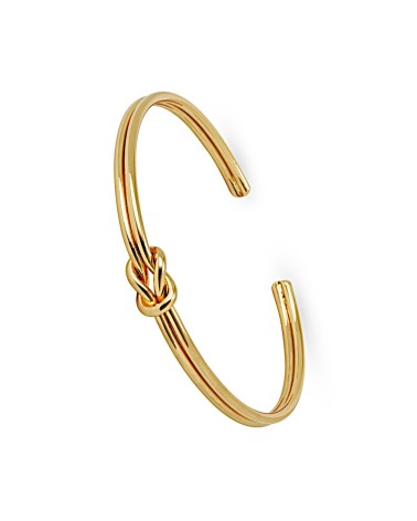 PULSERA BRAZALETE BAÑO DE ORO ANTIALÉRCICO DISEÑO NUDO MARINERO