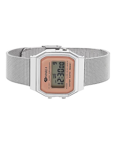 RELOJ DIGITAL UNISEX ACERO PLATEADO COLOR DE CAJA NUDE