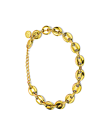 PULSERA ACERO DORADO MODELO CALABROTE