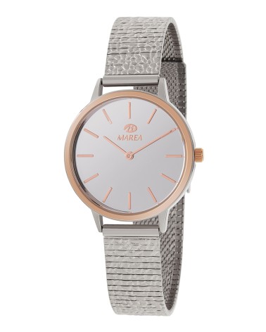 RELOJ DE MUJER METAL PLATEADO ESFERA ESPEJO