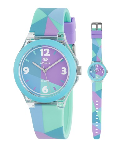 RELOJ UNISEX COLORES SUMERGIBLE CORREA CAUCHO